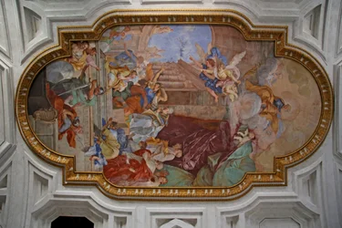Techo de la nave con el Milagro de las Cadenas, 1706